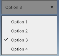 DropdownField Example