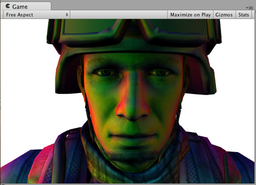 Shader example that calculates values in the vertex shader and uses them in the fragment shader.